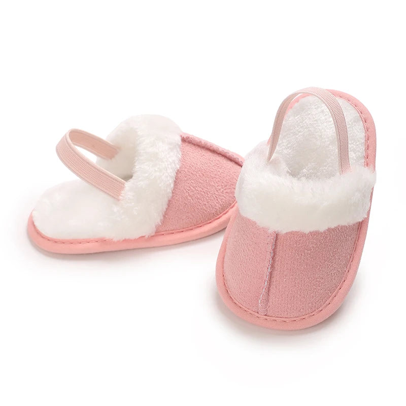 Chic Baby Toddler Fluffy Slippers