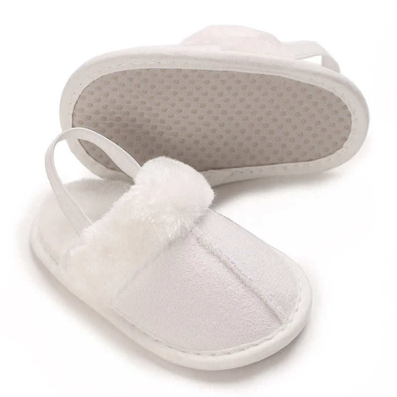 Chic Baby Toddler Fluffy Slippers