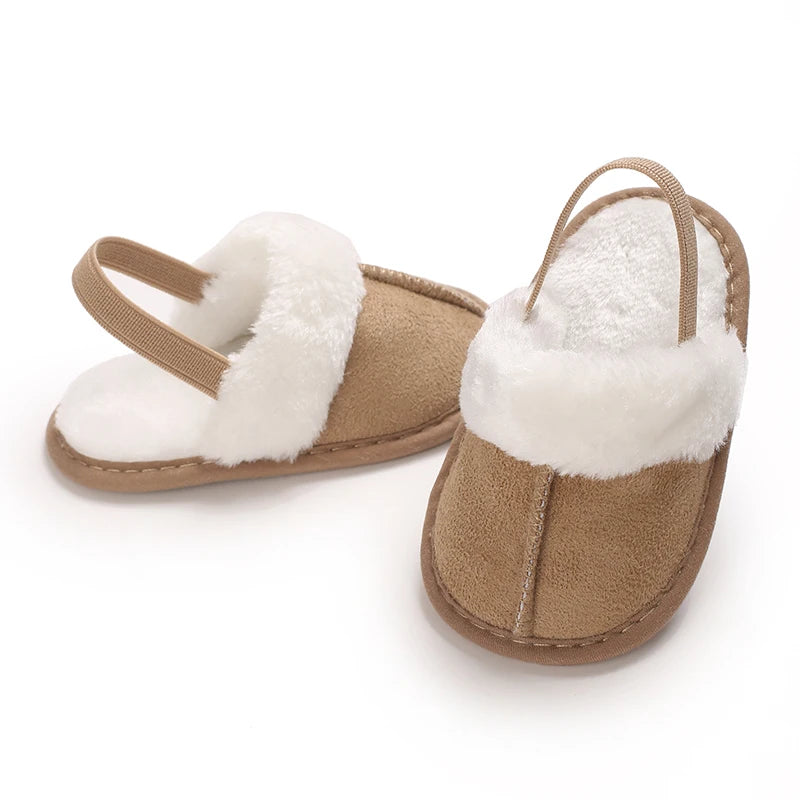 Chic Baby Toddler Fluffy Slippers