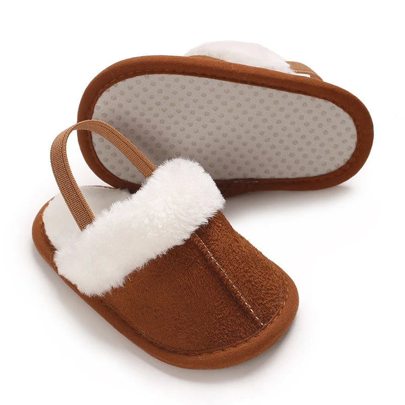 Chic Baby Toddler Fluffy Slippers