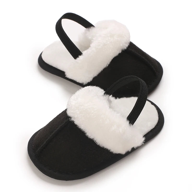 Chic Baby Toddler Fluffy Slippers