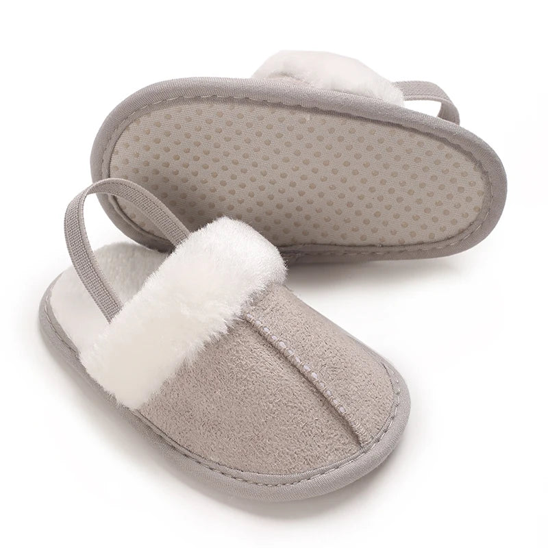 Chic Baby Toddler Fluffy Slippers