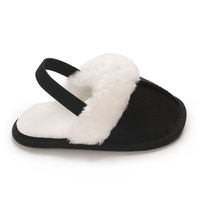 Chic Baby Toddler Fluffy Slippers