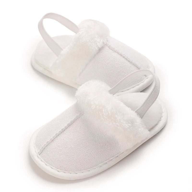 Chic Baby Toddler Fluffy Slippers