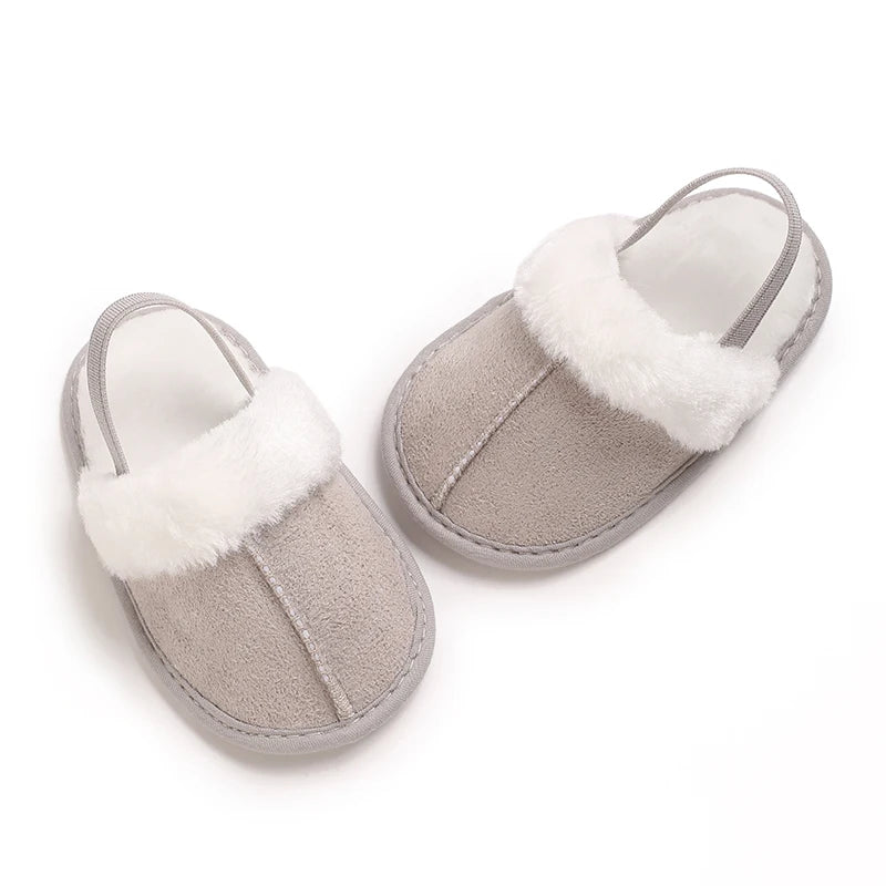 Chic Baby Toddler Fluffy Slippers