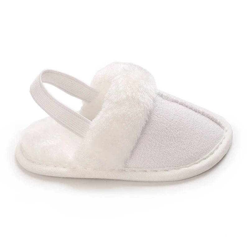 Chic Baby Toddler Fluffy Slippers