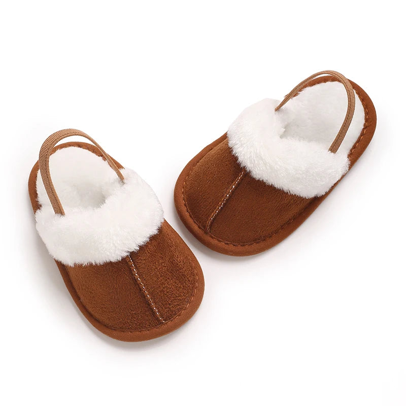 Chic Baby Toddler Fluffy Slippers