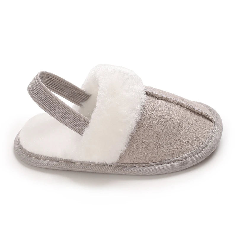 Chic Baby Toddler Fluffy Slippers